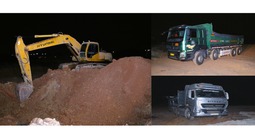 Phát hiện vụ khai thác đất trái phép ngay trong KCN Biên Hoà 1 