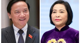 Ông Nguyễn Khắc Định và bà Nguyễn Thị Thanh tái đắc cử Phó Chủ tịch Quốc hội khóa XVI