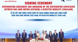 Kim Long Motor sắp xuất khẩu xe buýt sang Thái Lan