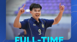 Futsal Thái Lan thắng Myanmar, vẫn xếp sau Việt Nam