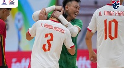 Futsal Việt Nam thắng "7 sao" trước Timor Leste