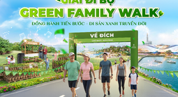 Giải đi bộ ba thế hệ Green Family Walk: Tuổi vàng, tuổi trẻ và tuổi thơ chung nhịp bước 