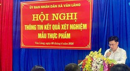 Xác định mẫu thịt heo đưa vào Trường Mầm non Hòa Bình bị nhiễm bệnh