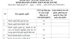 Đề xuất đưa kinh doanh casino, dịch vụ karaoke ra khỏi ngành nghề kinh doanh có điều kiện