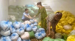 Thanh Hóa phát hiện 14 tấn bì heo không rõ nguồn gốc xuất xứ