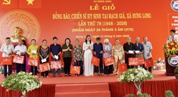 Xã Hưng Long, TPHCM: 78 năm ngày giỗ thiêng nơi vùng đất Rạch Già