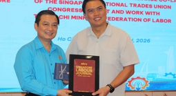 LĐLĐ TPHCM làm việc với đoàn công tác của Công đoàn Quốc gia Singapore