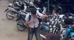 Nam sinh lớp 12 bị nhóm thanh niên mặc quần cộc đột nhập vào trường hành hung