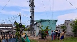 Phát hiện thi thể dưới chân trạm BTS, nghi rơi từ cột ăng ten