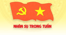 Nhân sự trong tuần: Điều động, bổ nhiệm nhiều chức danh chủ chốt