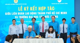 LĐLĐ TPHCM và Trường Đại học Tôn Đức Thắng hợp tác đào tạo cho người lao động