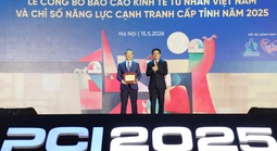 Lần đầu xếp hạng năng lực cạnh tranh 34 tỉnh, thành: Doanh nghiệp tư nhân ghi nhận tín hiệu khởi sắc