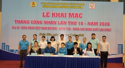 Công đoàn phường Xuân Hòa tiếp sức người lao động 