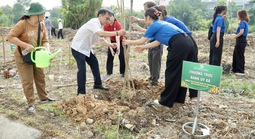 Xã Bình Hưng, TPHCM: Trồng hơn 1.800 cây xanh hưởng ứng "Đời đời nhớ ơn Bác Hồ"