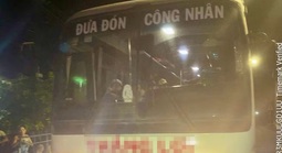 Phát hiện 1 tài xế ô tô vi phạm về nồng độ cồn khi đưa đón công nhân