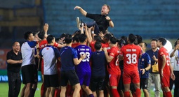 Vòng 23 V-League: CAHN đăng quang sớm, PVF-CAND trở lại chót bảng
