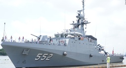 Tàu Hải quân Thái Lan cập cảng Nhà Rồng - Khánh Hội, bắt đầu thăm TPHCM