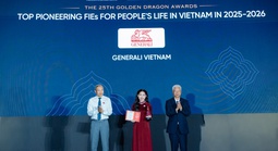 Generali Việt Nam được vinh danh tại Giải thưởng Rồng Vàng 2026