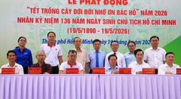 TPHCM phát động Tết trồng cây "Đời đời nhớ ơn Bác Hồ"