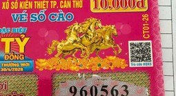 Vừa tung 4 triệu vé, xổ số cào Cần Thơ lộ diện người trúng giải độc đắc