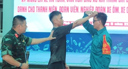 Ra mắt Nghiệp đoàn xe ôm, xe công nghệ phường Phú Định