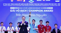 Vinh danh các tài năng Toán học trẻ