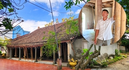Đình cổ chờ sập ở Thanh Hóa, dân làng dùng tre luồng chống đỡ