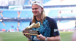 Haaland đoạt “Vua phá lưới”, Fernandes thành “Vua kiến tạo”