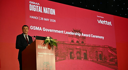 Việt Nam nhận Giải thưởng Lãnh đạo Chính phủ 2026 của GSMA về chuyển đổi số