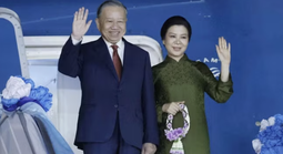 Tổng Bí thư, Chủ tịch nước Tô Lâm và Phu nhân lên đường thăm Singapore
