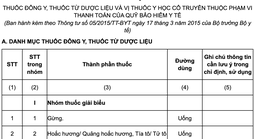 Bổ sung thêm thuốc y học cổ truyền vào danh mục BHYT chi trả