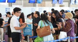 Nội Bài đón lượng khách kỷ lục ngày cuối kỳ nghỉ lễ 30-4, 1-5