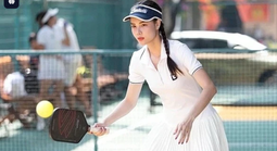 Siêu mẫu Kỳ Hân với giải Pickleball vì học sinh nghèo hiếu học 