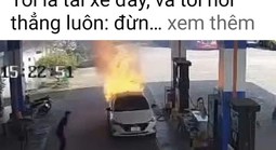 Vụ cháy xe làm 2 người chết: Xuất hiện tài khoản mạng xã hội nhận là tài xế
