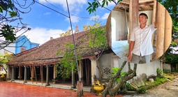 Tin mới vụ đình cổ chờ sập, dân làng dùng tre luồng chống đỡ