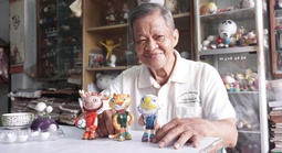 Người kể chuyện World Cup bằng nghệ thuật vỏ trứng