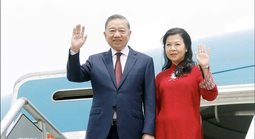 Tổng Bí thư, Chủ tịch nước Tô Lâm và Phu nhân bắt đầu thăm Philippines
