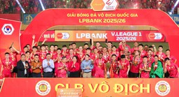 CLB Công an Hà Nội thắng thuyết phục Becamex TP HCM, đăng quang V-League hoành tráng