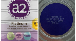 Rà soát, thu hồi 3 lô sữa a2 Platinum Premium cho trẻ nhỏ