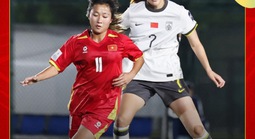U17 nữ Việt Nam thua đậm U17 Trung Quốc