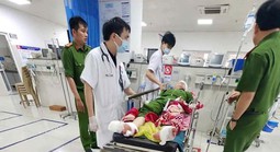 Mang rựa xông vào trụ sở, chém đại uý công an trọng thương
