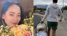 Siêu mẫu Hye Park khoe "thiên thần nhỏ" thứ hai