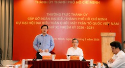 Lãnh đạo TPHCM gặp gỡ, giao nhiệm vụ cho Đoàn đại biểu dự Đại hội toàn quốc MTTQ Việt Nam