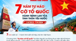 Chương trình “Tự hào Cờ Tổ quốc” đã trao, ký kết trao tặng 2.118.120 lá cờ