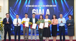 Trao Giải Báo chí viết về bảo hiểm năm 2025