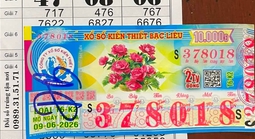 Xổ số miền Nam: 15 vé Bạc Liêu trúng độc đắc đang được đại lý tìm kiếm