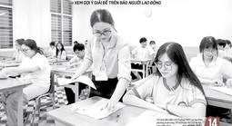 Báo in ngày 11-6: Tin nhắn sau buổi thi