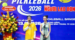 S.T Sơn Thạch, Thúy Ngân tuyên thệ tại Giải Pickleball Báo Người Lao Động 2026