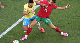 Morocco lỡ cơ hội lịch sử, Casemiro tệ nhất Brazil