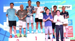 Báo Người Lao Động vô địch đôi nam quần vợt Hội Nhà báo TP HCM mở rộng 2026